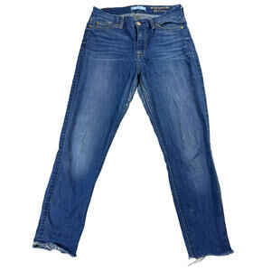 7 For All Mankind Jeans Womens 27 Blue Y2K High Rise Skinny Ankle Denim Fit Zip